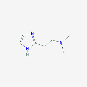 molecular formula C7H13N3 B3194150 2-(1H-Imidazol-2-yl)-N,N-dimethylethanamine CAS No. 802296-13-5