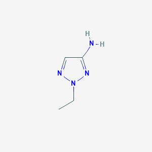 molecular formula C4H8N4 B3194151 2-ethyl-2H-1,2,3-triazol-4-amine CAS No. 802915-22-6