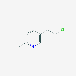 molecular formula C8H10ClN B3194166 5-(2-Chloroethyl)-2-methylpyridine CAS No. 805179-45-7