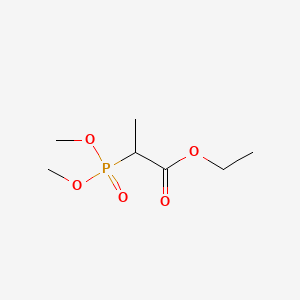 molecular formula C7H15O5P B3194180 Ethyl 2-(dimethoxyphosphoryl)propanoate CAS No. 80673-78-5