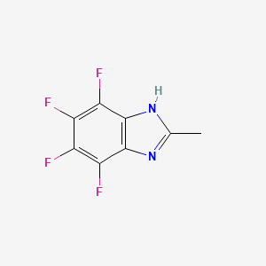 4,5,6,7-tetrafluoro-2-methyl-1H-benzo[d]imidazole