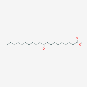 molecular formula C20H38O3 B3194242 Eicosanoic acid, 10-oxo- CAS No. 818-24-6