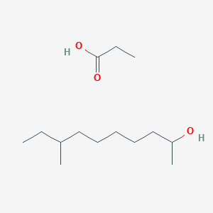 molecular formula C14H30O3 B3194245 2-Decanol, 8-methyl-, propanoate CAS No. 81931-28-4