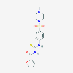 N-(2-furoyl)-N'-{4-[(4-methyl-1-piperazinyl)sulfonyl]phenyl}thiourea