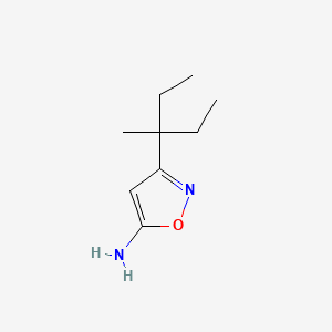 5-Isoxazolamine, 3-(1-ethyl-1-methylpropyl)-