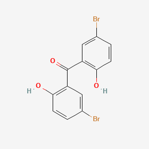 molecular formula C13H8Br2O3 B3194320 Bis(5-bromo-2-hydroxyphenyl)methanone CAS No. 82845-53-2