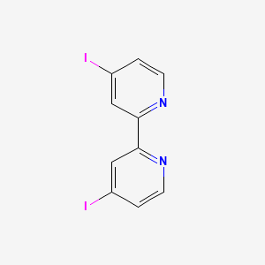 molecular formula C10H6I2N2 B3194329 4,4'-Diiodo-2,2'-bipyridine CAS No. 831225-81-1