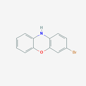 molecular formula C12H8BrNO B3194337 3-Bromo-10H-phenoxazine CAS No. 832734-15-3