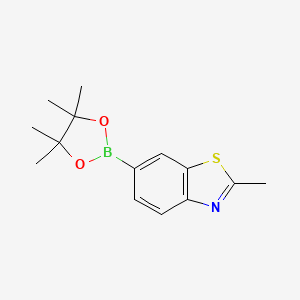 2-Methyl-6-(4,4,5,5-tetramethyl-1,3,2-dioxaborolan-2-yl)benzo[d]thiazole