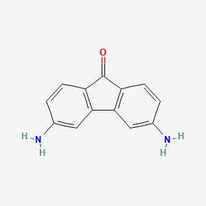 molecular formula C13H10N2O B3194378 3,6-Diamino-9h-fluoren-9-one CAS No. 83740-04-9