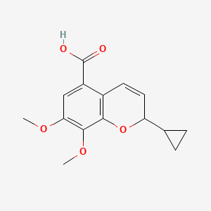 2-cyclopropyl-7,8-dimethoxy-2H-chromene-5-carboxylic Acid