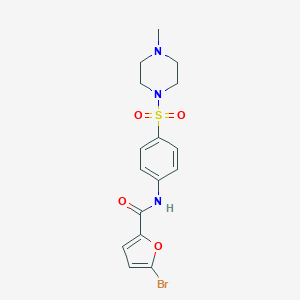 5-bromo-N-{4-[(4-methyl-1-piperazinyl)sulfonyl]phenyl}-2-furamide