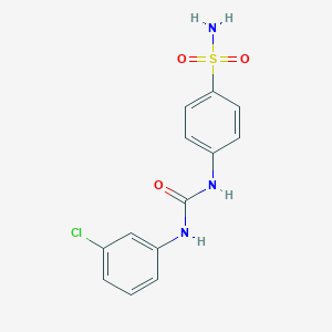 molecular formula C13H12ClN3O3S B319448 1-(3-Chlorophenyl)-3-(4-sulfamoylphenyl)urea 