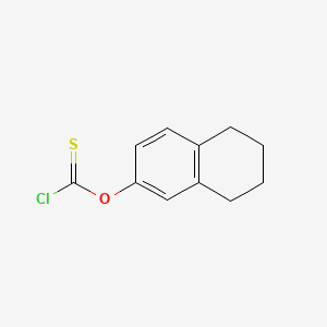 molecular formula C11H11ClOS B3194493 o-5,6,7,8-Tetrahydro-2-naphtylthiochloroformate CAS No. 84995-63-1