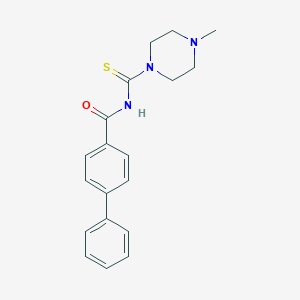 N-[(4-methyl-1-piperazinyl)carbonothioyl]-4-biphenylcarboxamide
