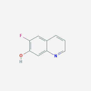 molecular formula C9H6FNO B3194541 7-Quinolinol, 6-fluoro- CAS No. 851985-94-9