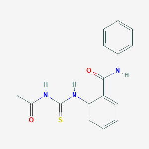 2-{[(acetylamino)carbothioyl]amino}-N-phenylbenzamide