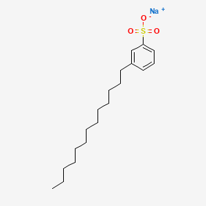 molecular formula C19H31NaO3S B3194595 Sodium 3-tridecylbenzenesulfonate CAS No. 85409-86-5