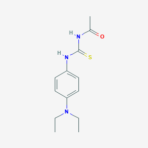molecular formula C13H19N3OS B319462 N-acetyl-N'-[4-(diethylamino)phenyl]thiourea 