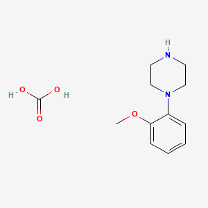 molecular formula C12H18N2O4 B3194620 N-(2-Methoxyphenyl)piperazine carbonate CAS No. 85508-33-4