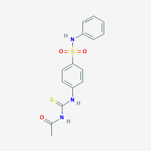 N-{[4-(phenylsulfamoyl)phenyl]carbamothioyl}acetamide