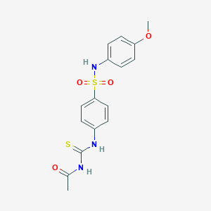 N-({4-[(4-methoxyphenyl)sulfamoyl]phenyl}carbamothioyl)acetamide