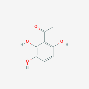 molecular formula C8H8O4 B3194738 Ethanone, 1-(2,3,6-trihydroxyphenyl)- CAS No. 85918-30-5