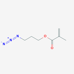 molecular formula C7H11N3O2 B3194771 2-Propenoic acid, 2-methyl-, 3-azidopropyl ester CAS No. 864852-88-0