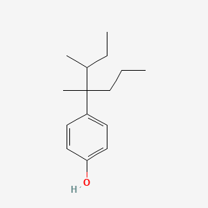molecular formula C15H24O B3194794 4-(1-Propyl-1,2-dimethylbutyl)phenol CAS No. 866790-13-8