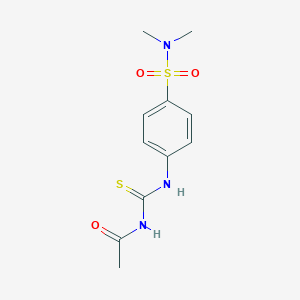 N-{[4-(dimethylsulfamoyl)phenyl]carbamothioyl}acetamide