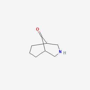 molecular formula C8H13NO B3194842 3-Azabicyclo[3.3.1]nonan-9-one CAS No. 86949-84-0