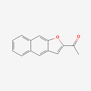 molecular formula C14H10O2 B3194850 Ethanone, 1-naphtho[2,3-b]furan-2-yl- CAS No. 87004-83-9