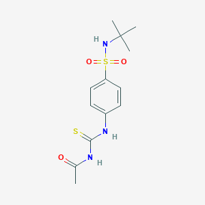 N-{[4-(tert-butylsulfamoyl)phenyl]carbamothioyl}acetamide