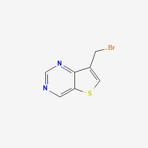 molecular formula C7H5BrN2S B3194868 7-(Bromomethyl)thieno[3,2-D]pyrimidine CAS No. 871013-27-3