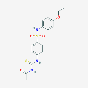 4-{[(acetylamino)carbothioyl]amino}-N-(4-ethoxyphenyl)benzenesulfonamide