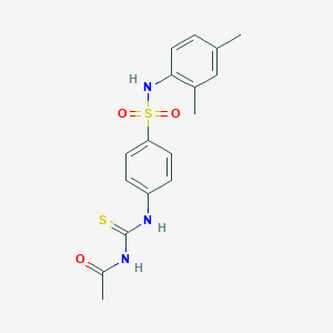 N-({4-[(2,4-dimethylphenyl)sulfamoyl]phenyl}carbamothioyl)acetamide