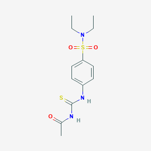 N-{[4-(diethylsulfamoyl)phenyl]carbamothioyl}acetamide