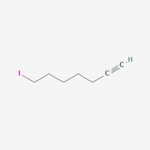 molecular formula C7H11I B3194930 7-Iodo-1-heptyne CAS No. 87462-66-6