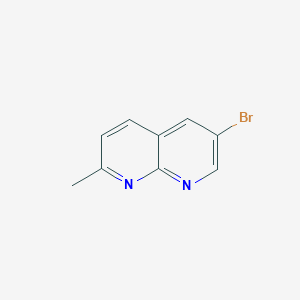 molecular formula C9H7BrN2 B3194943 6-Bromo-2-methyl-1,8-naphthyridine CAS No. 875224-93-4