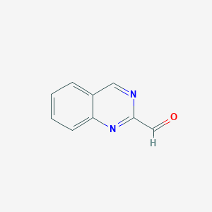 molecular formula C9H6N2O B3194948 喹唑啉-2-甲醛 CAS No. 875251-57-3