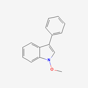 molecular formula C15H13NO B3194951 1H-Indole, 1-methoxy-3-phenyl- CAS No. 875472-43-8