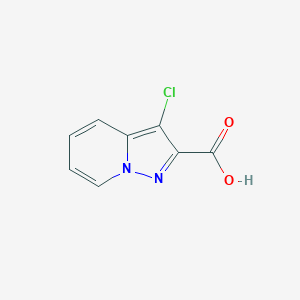 molecular formula C8H5ClN2O2 B3194980 3-Chloropyrazolo[1,5-a]pyridine-2-carboxylic acid CAS No. 876379-78-1