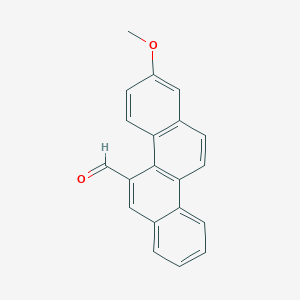 molecular formula C20H14O2 B3195014 2-Methoxychrysene-5-carbaldehyde CAS No. 87901-89-1