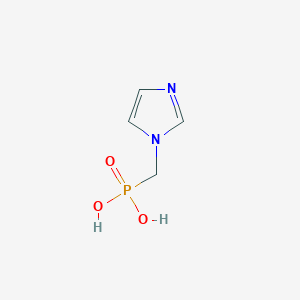 molecular formula C4H7N2O3P B3195039 Phosphonic acid, (1H-imidazol-1-ylmethyl)- CAS No. 88093-19-0