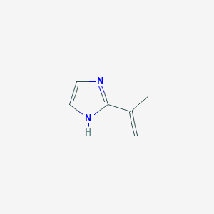molecular formula C6H8N2 B3195069 1H-Imidazole, 2-(1-methylethenyl)- CAS No. 88362-72-5