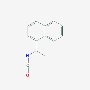 molecular formula C13H11NO B3195073 1-(1-Naphthyl)ethyl isocyanate CAS No. 88442-63-1