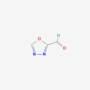 molecular formula C3H2N2O2 B3195092 1,3,4-Oxadiazole-2-carbaldehyde CAS No. 885270-60-0