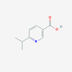 molecular formula C9H11NO2 B3195115 6-Isopropylnicotinic acid CAS No. 886214-81-9