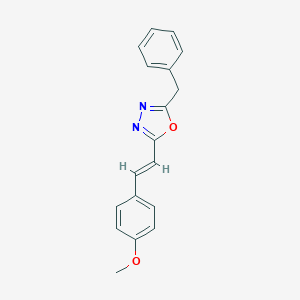 2-benzyl-5-[(E)-2-(4-methoxyphenyl)ethenyl]-1,3,4-oxadiazole