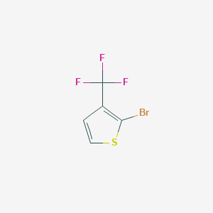 molecular formula C5H2BrF3S B3195148 2-溴-3-三氟甲基噻吩 CAS No. 886510-02-7